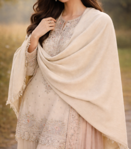 Handmade Pure Wool Shawl (Plain Skin)