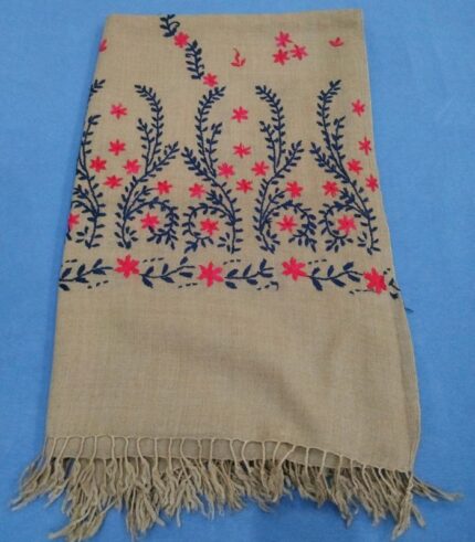 Pure Wool Shawl (Needle Work In Skin)
